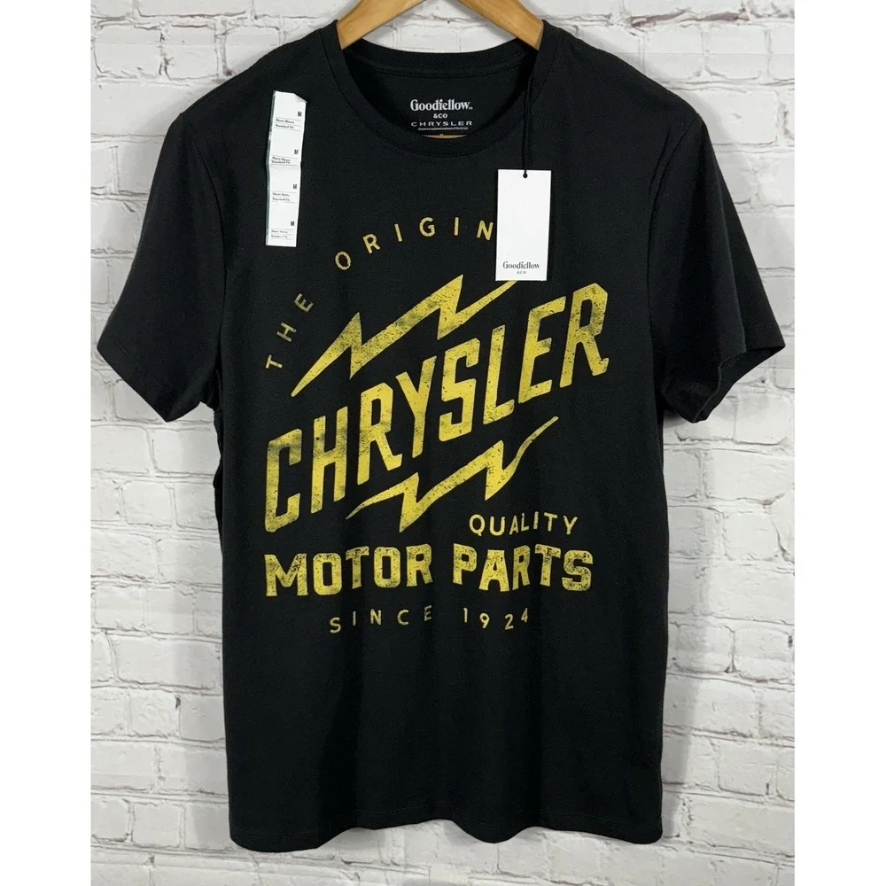 Goodfellow & Co T-Shirt Men's Med. Black Chrysler Quality Motor Parts Since 1924